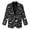 Bat Spider Web Star Moon Halloween, variant on Xoenoiee Green Tropical Palm Leaf Blazers for Women Business Casual Long Sleeve Button Down Notch Lapel Open Front Suit Jacket, Dressy Work Blazer with Pockets, Winter Fall Outfits, XS
