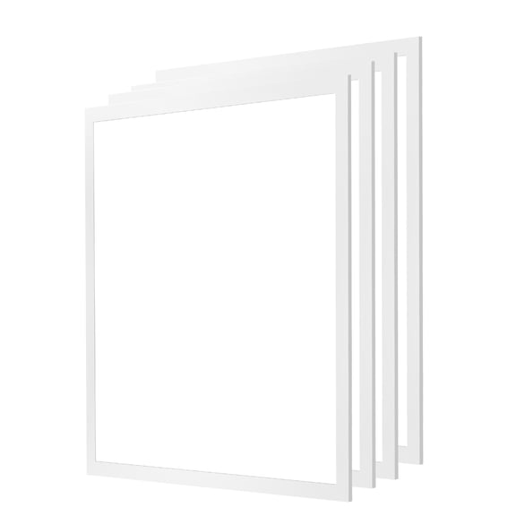 KFFKFF 2x2 FT LED Flat Panel Light, 5700 LM, Flush Mount LED Ceiling Fixture with Adjustable Color Temperatures 3000K/4000K/5000K, 25W/30W/40W, 0-10V Dimmable, Slim Design for Home and Kitchen