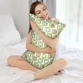 thumbnail image 4 of Pofeuu Cute Chubby Frog Print Satin Pillowcase for Hair and Skin Pillow Cases, Silk Pillow Cases, Soft Cooling Pillow Covers, 20x30 Inches（Pillow core not included）, 4 of 7