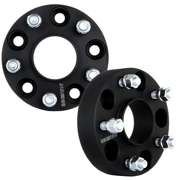 AUTOMUTO 4PCS 1.5" 38mm 5x127 Hubcentric Black Wheel Spacers 5x5 to 5x5 fit for 2007-2010 for Grand for Cherokee for Commander