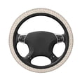 thumbnail image 3 of Naloa Rose Flowers Elastic Steering Wheel Cover, Auto Steering Wheel Cover – 15 Inch , Comfortable Grip, Fit Suvs,Vans Cars,Trucks, 3 of 8