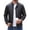 Black, variant on Timoontee Men Faux Leather Motorcycle Jacket Stand Collar Full Zip Multi Zipper Pockets Classic Biker Style Windproof Outer Coat For Daily Riding Street Night Out Male Fashion Outerwear Black M