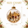 thumbnail image 3 of Eagokdc Christmas Light‑Up Globe Hanging Ornaments Clear Ball Decorations, Farmhouse Hanging Balls for Christmas Tree Wall Window Ceiling Decor, 3 of 6