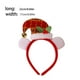 thumbnail image 3 of Ounissouiy Diademas de Navidad Accesorios para el cabello de Papá Noel Accesorios de rendimiento de dibujos animados suaves Sombreros para niños Kits de decoración para fiestas Rejilla amarilla roja, 3 of 6