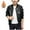 Black, variant on Eltusu Boys Leather Jackets, Thermal Zipper Long Sleeve Windproof Winter Outerwear with Hoodie Brown Size 2-16 T