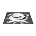thumbnail image 3 of Ryvnso Placemats Set of 4 Art Skull Dining Mats Heat-Resistant Non-Slip Washable Table Mat, 3 of 8