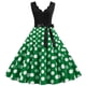 thumbnail image 1 of WILLBEST Vestidos Casuales para Mujer Fiesta Mujeres Vintage Verano Estampado de Puntos sin Mangas Casual Vestido de Fiesta de Noche y Graduación Grande, 1 of 2