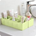 thumbnail image 3 of 5 Cell Drawer Organizer, Stackable Storage Box for Underwear Socks Jewelry, Multipurpose Plastic Divider, for Closet Desk, Cuxi Storage Box B, 3 of 5