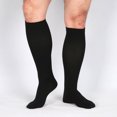 thumbnail image 2 of 4 Pairs Compression Socks - Circulation Compression Socks for Women and Men - Best Support for Nursing, Running, Athletics，Black，L, 2 of 4