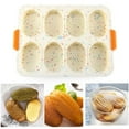 thumbnail image 2 of Bandeja para hornear mini baguettes, bandeja perforada antiadherente, bandeja para tostar pan, molde para hornear pan francés, palitos de pan y panecillos, 2 of 8