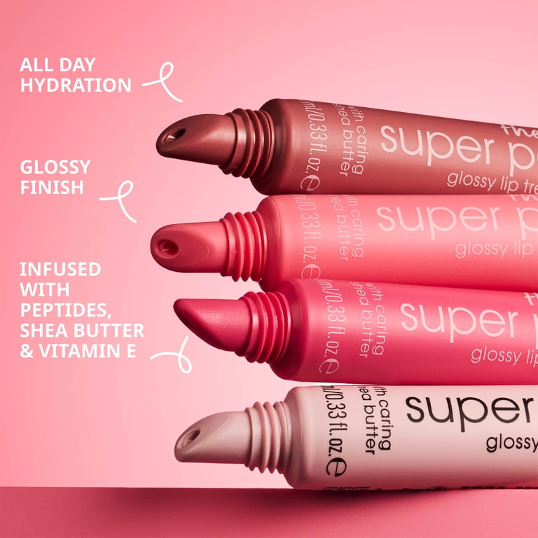 essence The Super Peptide Glossy Lip Treatment, Brown, 0.08 fl oz