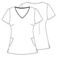 thumbnail image 3 of Tooniforms Scrubs Top For Women V-Neck Print TF626, 3 of 4