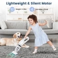 thumbnail image 2 of MINKUROW Handheld Vacuum for Pet Hair - Hand Car Vacuum Cordless Rechargeable with High Power Suction,Portable Vacuum with Large-Capacity Battery,Mini Vacuum for Car/Home (White), 2 of 5