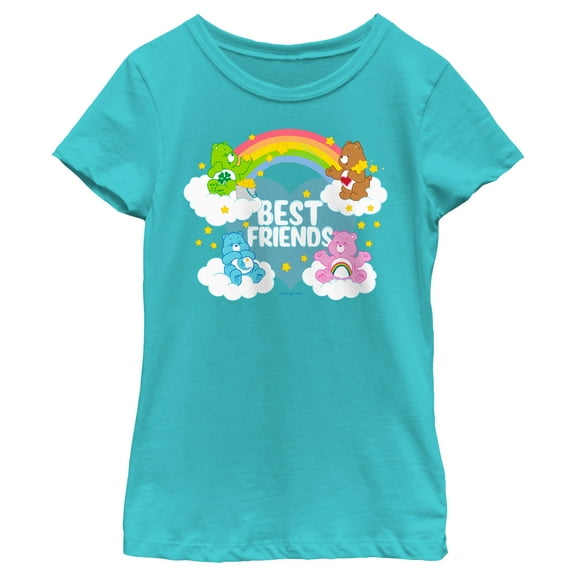 Girl's Care Bears Cloud Best Friends  Graphic T-Shirt