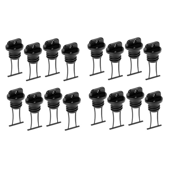 16x Tapones universales de drenaje de canoa para kayak shamjiam Tapón de drenaje de kayak