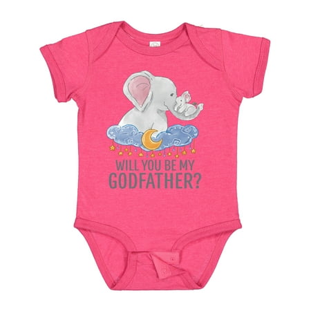 

Inktastic Will You Be My Godfather Gift Baby Boy or Baby Girl Bodysuit