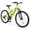 Green, variant on Marknig 26 inch Mountain Bike, 7 Speed Adult Bicycle with High-Carbon Steel Frame, Dual Disc & V-Brakes, Adjustable Seat for Men and Women,MTB with Shock Absorption System, Gray