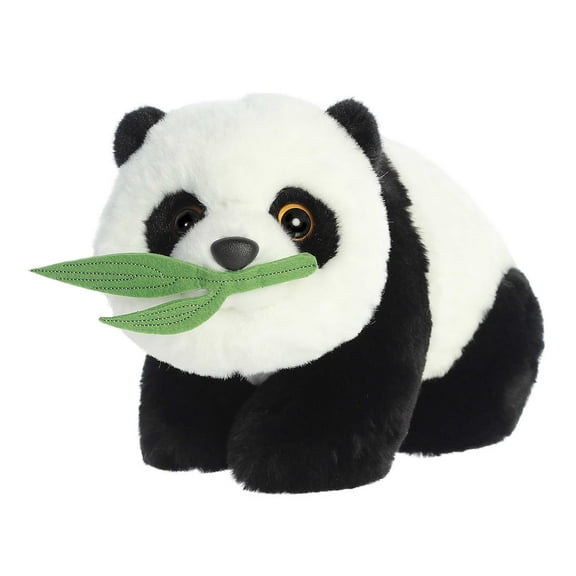 Aurora - Medium White Wild Life - 10" Bamboo Panda - Playful Stuffed Animal