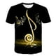 thumbnail image 1 of Novedad de verano, camisetas con notas musicales, ropa para niños y niñas, camisetas de manga corta, ropa para niños, cuello redondo, disfraces de 1 a 14 años, 6M Gao Jinjia LED, 1 of 2