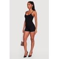 thumbnail image 2 of Women's Scoop Neck Cami Biker Romper, 2 of 3