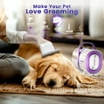 thumbnail image 4 of Oneisall LM3 Dog Grooming Vacuum, 8-in-1 Dog Grooming Kit, 11000Pa Super Suction Dog Hair Vacuum for Shedding Dogs Cats Hair, Purple, 4 of 9