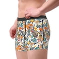 thumbnail image 2 of Yiaed Abstract Plants Mushroom Deer Print Men's Soft Cotton Boxer Shorts Breathable Boxers Underwear Moisture-Wicking Underwear Stretch Boxer Briefs for Man-X-Large, 2 of 5