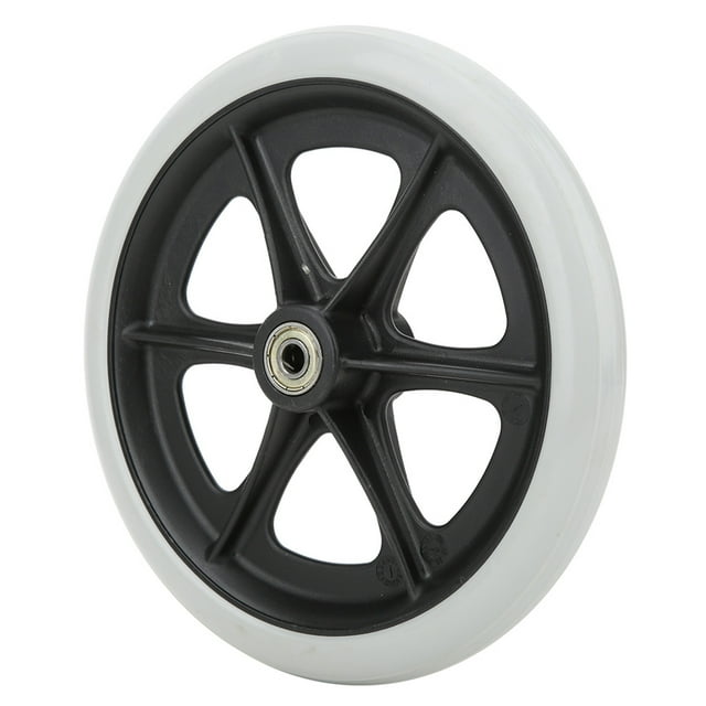 Wheelchair Wheels, High Reliability Wheelchair Front Wheels, Rubber Non-slip For Vehicles Healthcare Vehicles