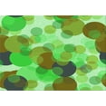 thumbnail image 1 of Ahgly Company Machine Washable Indoor Rectangle Transitional Emerald Green Area Rugs, 3' x 5', 1 of 7