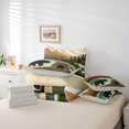 thumbnail image 6 of Manfei Wild Bear 7-Piece Twin Bedding,Vintage Animals Bedding Comforter Set,Brown,Light Gray Reversible, 6 of 7