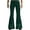 Green, variant on Men's Velvet Pants Vintage 60s 70s Bell Bottom Pants Stretch Comfort Wide Leg Retro Flares Pants Streetwear