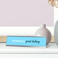 thumbnail image 3 of Offensively Good Looking, fresh Silver Frame, Desk Sign (2x8”), 3 of 3