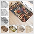 thumbnail image 2 of Nordic Kitchen Mat Bedroom Entrance Doormat Home Hallway Floor Decoration Living Room Carpet Wood Grain Bathroom Anti-Slip Rug, 2 of 5