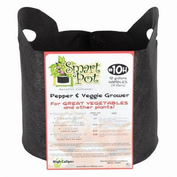 Étrier Haut de Culture 183727 10 gal Pot Intelligent Hydroponique pour Poivre et Légumes