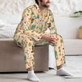 thumbnail image 7 of Sikiie Groovy American Western Footwear Mens Pajama Set, Soft Warm Long Sleeve Sleepwear, Cozy Button-Down Pjs for Men-Medium, 7 of 7