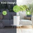 thumbnail image 3 of KLOUDIC Dehumidifier for Home (280 sq. ft), 37Oz Water tank,Portable and Quiet with Auto Shut Off, 3 of 8