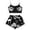 H1-Black788, variant on Puliio Womens Halloween Pajamas Sets Pumpkin Print Sleeveless Camisole with Shorts Homewear Pajama Sleepwear Set