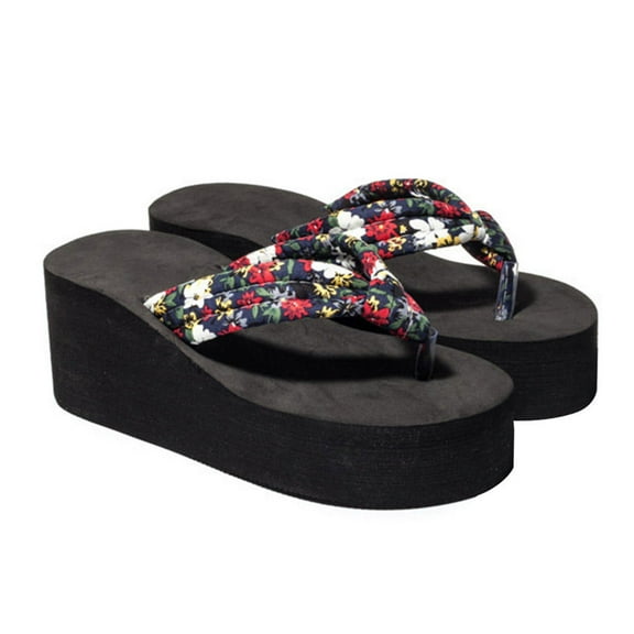 STRANDCHIC Women's Thick Sole Summer Sandals, 1 Pair Fashionable Flip Flops for Women