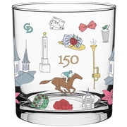 Kentucky Derby 150 10oz. Scattered Rocks Glass