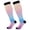 L009, variant on joogoo Blue Gradient Pink Socks Women Men Knee High Sock