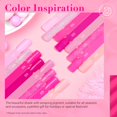 thumbnail image 2 of Kit de inicio en polvo para uñas AZUREBEAUTY con 8 purpurinas rosas, 2 of 8