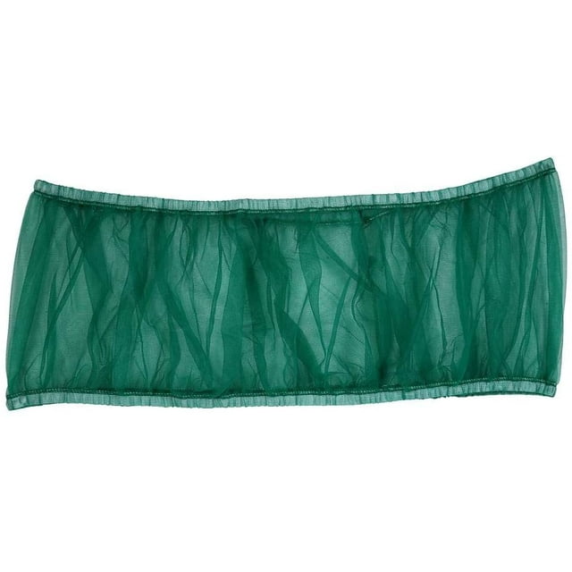 Housse de Filet en Maille de Nylon pour Cage à Oiseaux, Protection, Oiseaux de Compagnie, Cage pour Perroquet, Attrape-Graines, Jupe de Cage à Oiseaux Douce et Ventilée (Vert,G)
