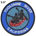 thumbnail image 2 of Applique Outdoors Rafting The Toulume River Theme Iron/Sew On Decorative Patch Funny Saying Biker Emblem, 2 of 2