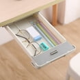 thumbnail image 4 of kiskick Under Table Drawer Organizer: Hidden Expandable ABS Drawer with Self-adhesive Feature for Office Use, 4 of 8