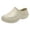 Beige, variant on Platform Nurses Clogs for Women Non Slip Water Proof Kitchen Shoes Wide Width Comfortable Rubber Sole Garden Work Clog Size 7 Beige