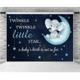thumbnail image 5 of Telón de fondo para baby shower con diseño de estrella pequeña Twinkle Twinkle, elefante azul, para fotografía de niño, fondo de vinilo de 7 x 5 pies, pancarta para fiesta con temática de elefante, 5 of 5