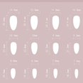 thumbnail image 4 of JROCHE 24Pcs Almond Press on Nail French Fake Nail Glues on Nail Artificial Nail Gift, 4 of 9