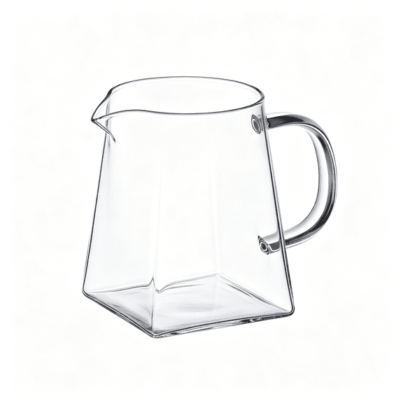 NORIZF Small Glass Pitcher 12 Ounce Clear Creamer Pitcher for Coffee and Tea,Heat Resistant Glass Jug for Milk Frothing,Water,Juice,And Kitchen Use,Glass Milk Pitcher
