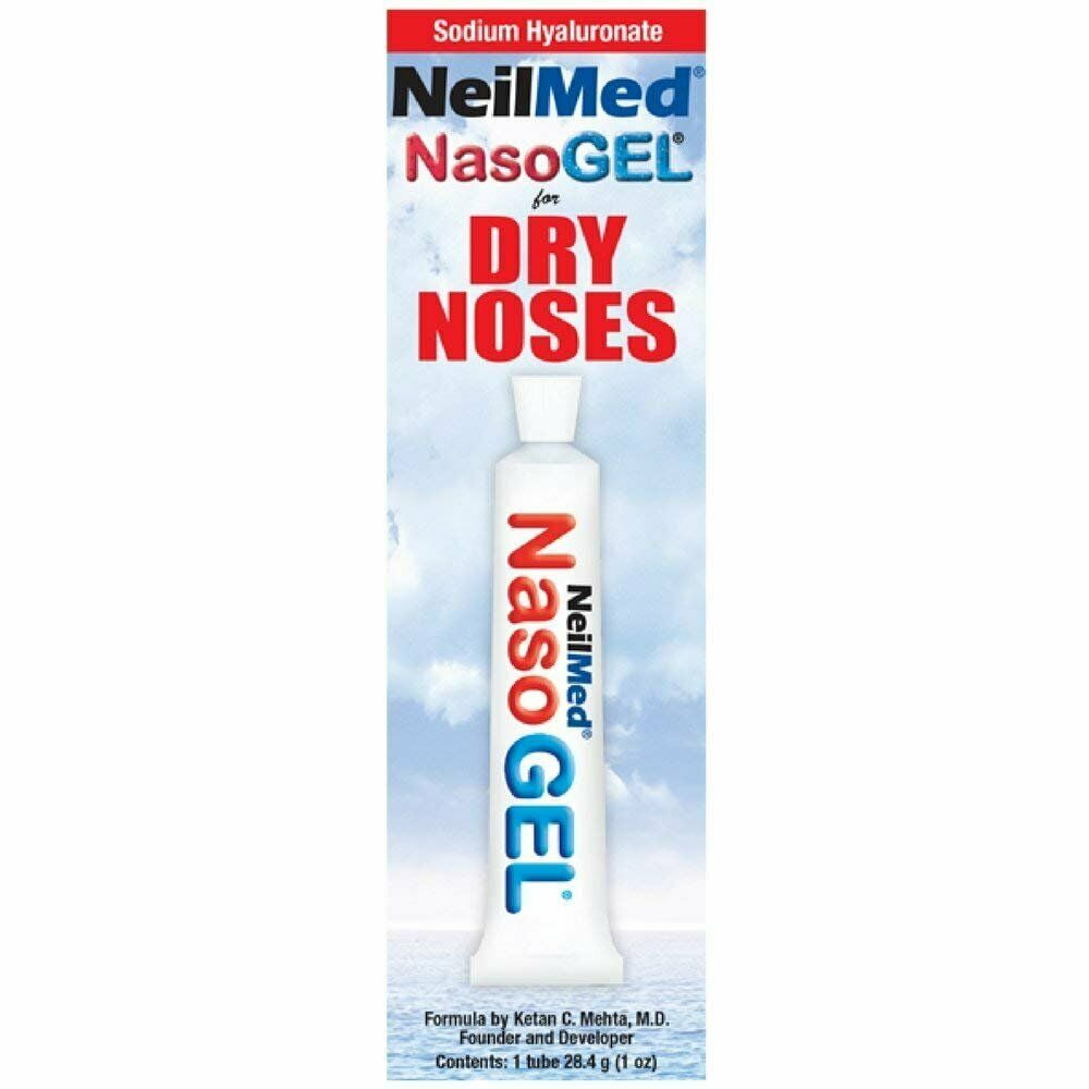 NeilMed Nasoge Drug-Free Salinel Drip Free Dry Nose Gel, 1oz, 3-Pack
