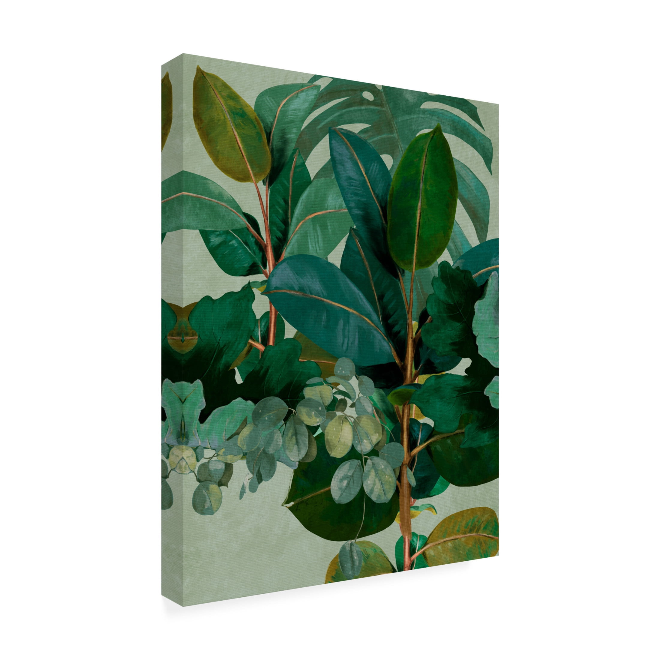 Trademark Fine Art Ana Rut Bre Leaves More 9 Canvas Wall Art