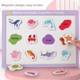 thumbnail image 2 of Early Education Puzzle Content-rich Smooth Without Burrs Various Themes Problem-solving Ability Easy Access Entertainment Wood English Words Magnetic Puzzle for Child, 2 of 6